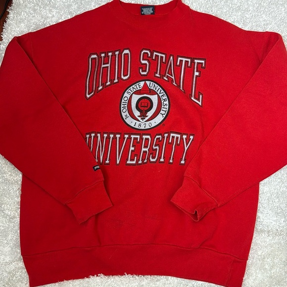 Vintage jansport XXL Ohio state sweatshirt red - Picture 1 of 6